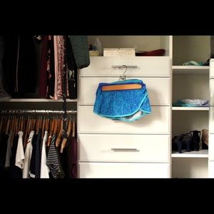 ivivva blue speckled shorts